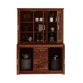 Woodwing Solid Sheesham Wood Kitchen Cabinet (Natural Finish)
